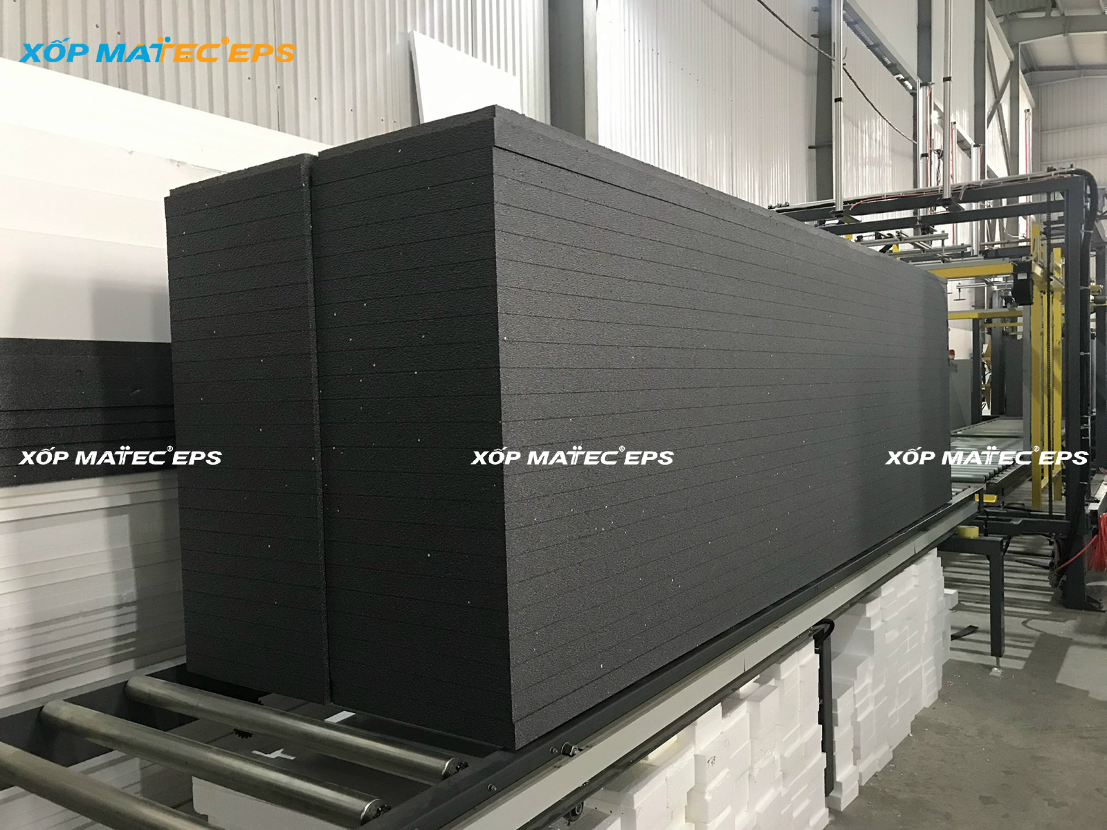 Xốp EPS chống cháy lan hạt đen